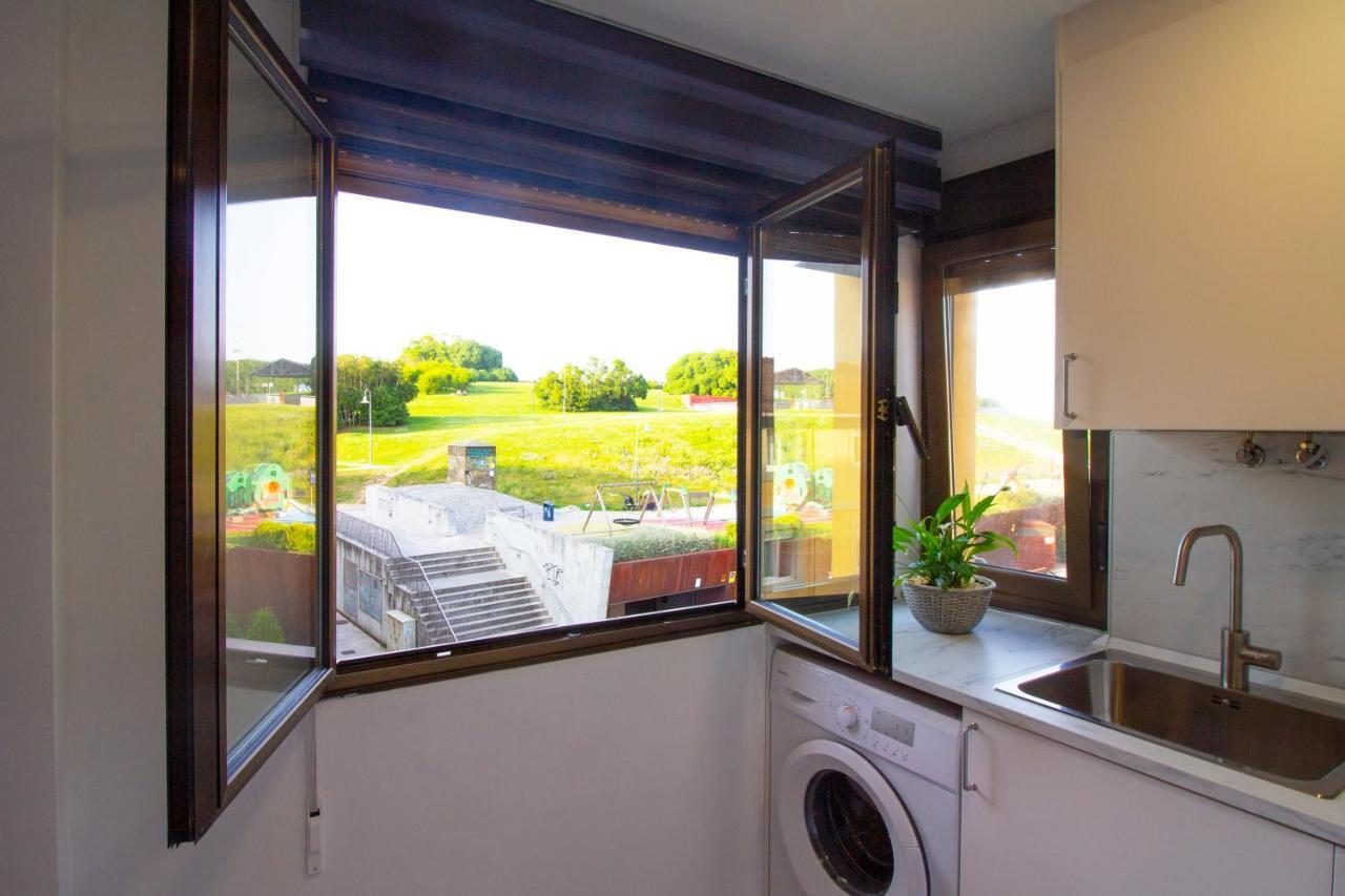 Loft En Gijon - Cimavilla Con Vistas Al Cerro 外观 照片