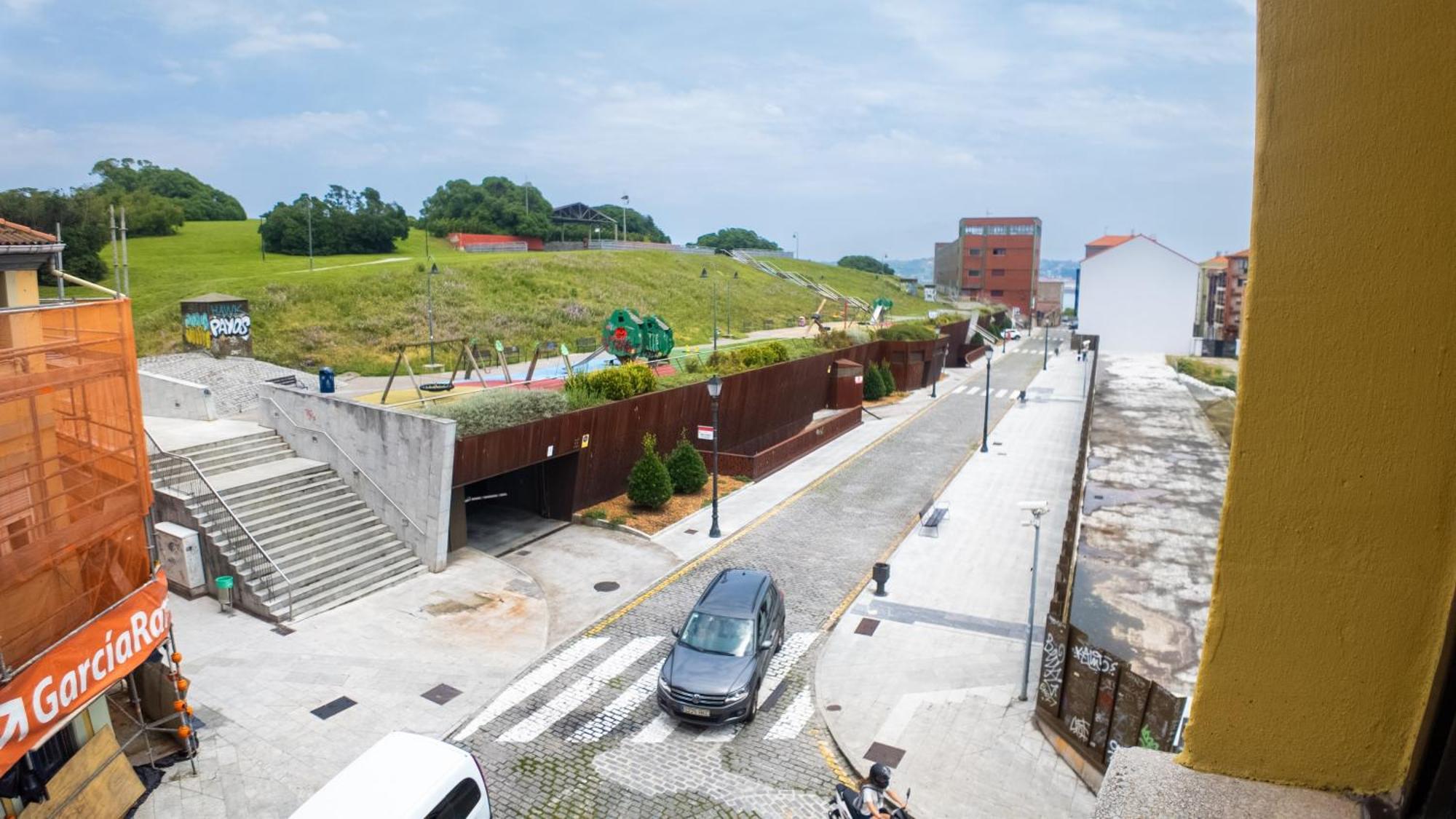 Loft En Gijon - Cimavilla Con Vistas Al Cerro 外观 照片